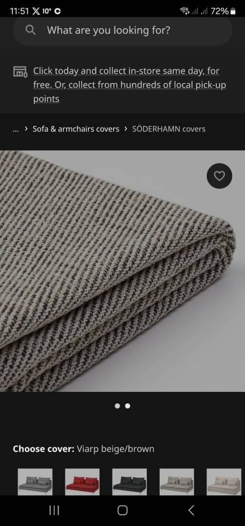 Ikea soderhamn sofa covers