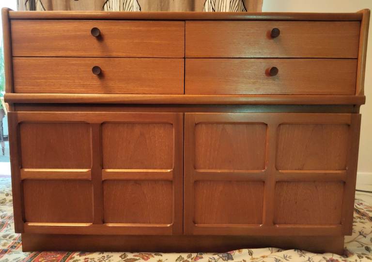 Nathan solid teak compact sideboard 