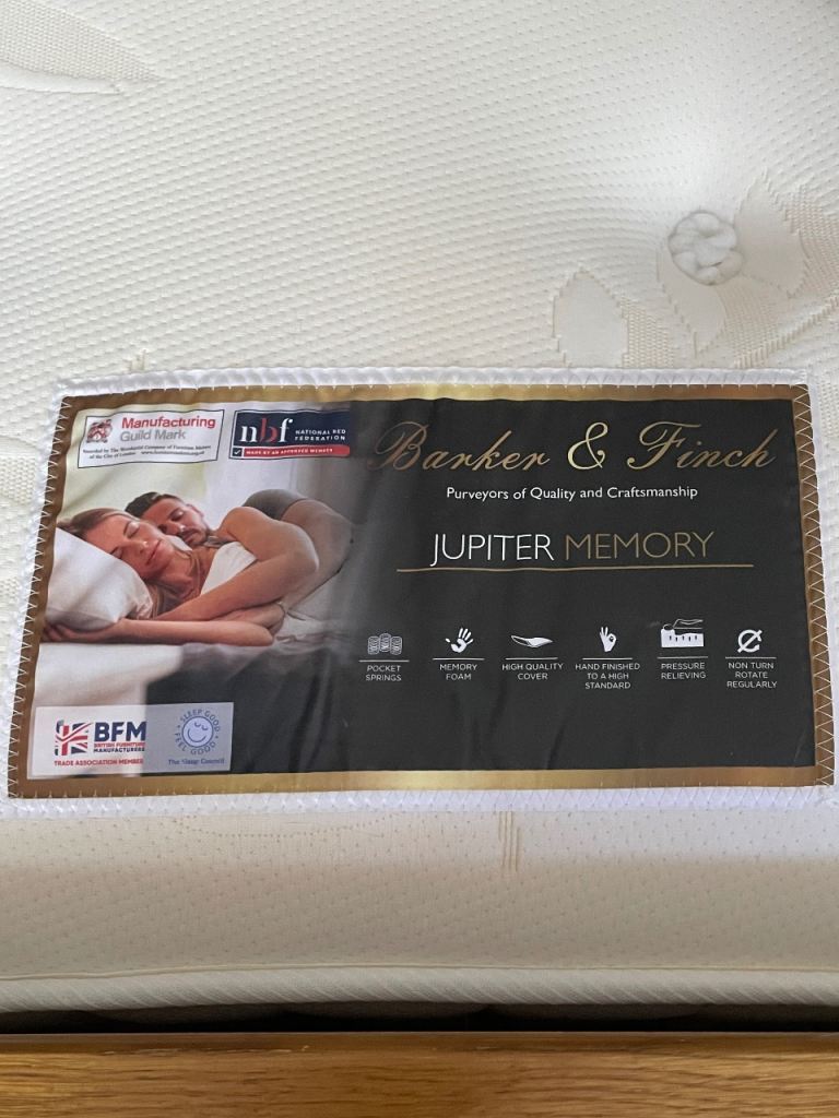 Kingsize Barker & Finch mattress 