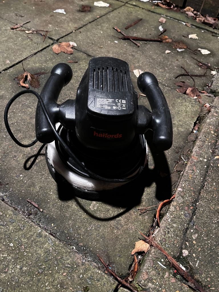 Halfords car polisher 