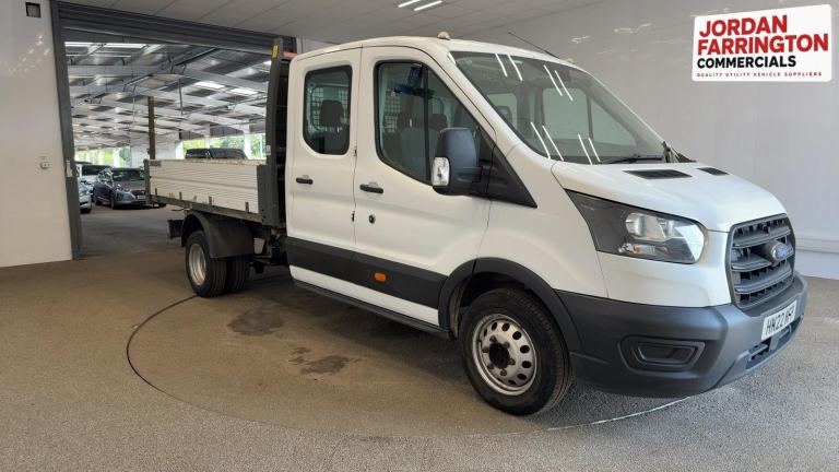 2022 FORD TRANSIT DRW RWD EURO 6 DOUBLE / CREW CAB TIPPER *FULL SERVICE HISTORY*