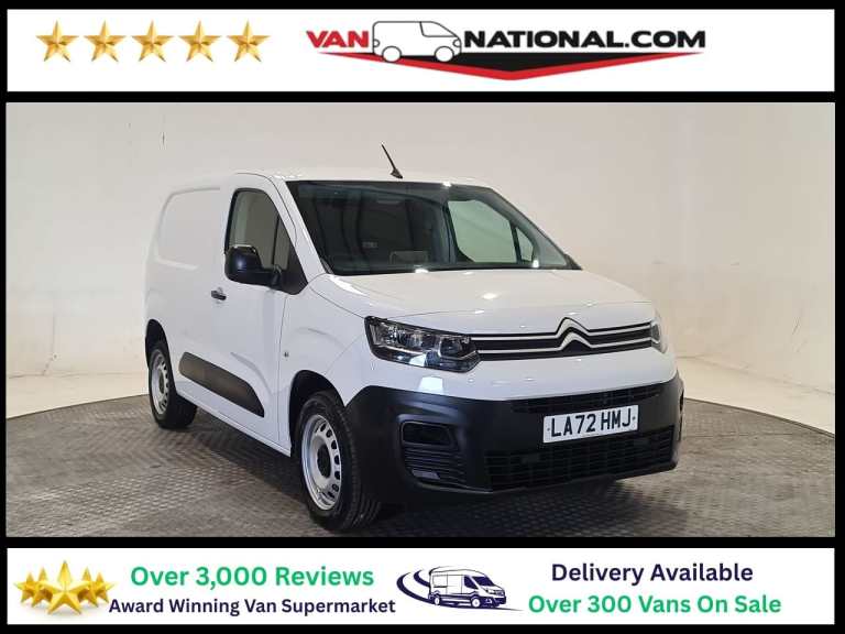 2022 Citroen Berlingo 1.5 BlueHDi 1000Kg Enterprise Ed 100ps 6 Speed S/S PANEL VAN DIESEL Manual