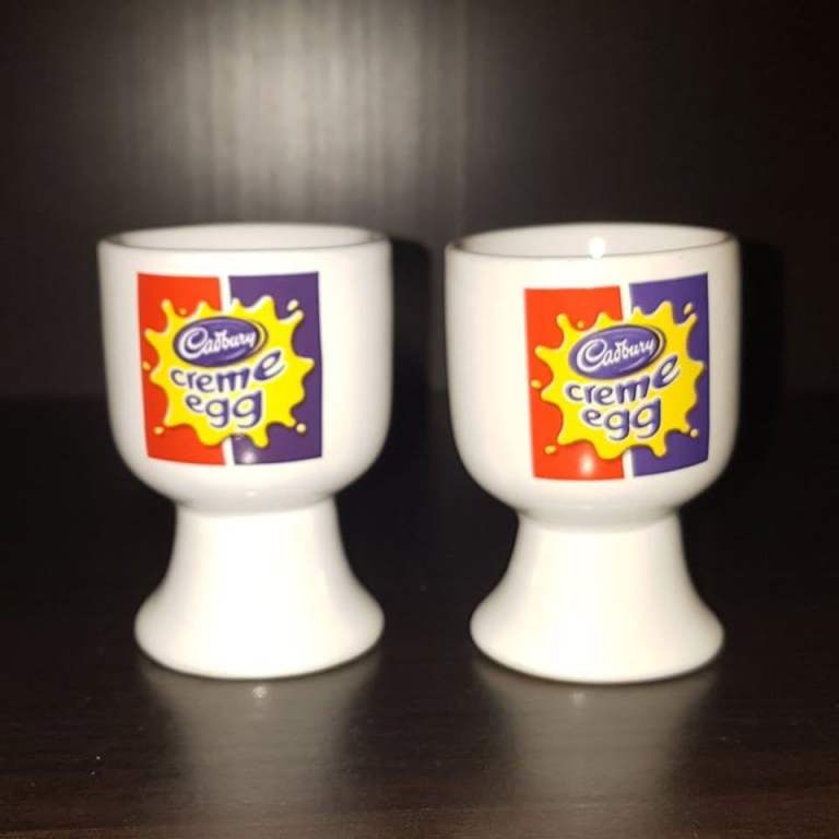 
Vintage Creme Egg Egg Cups x2
