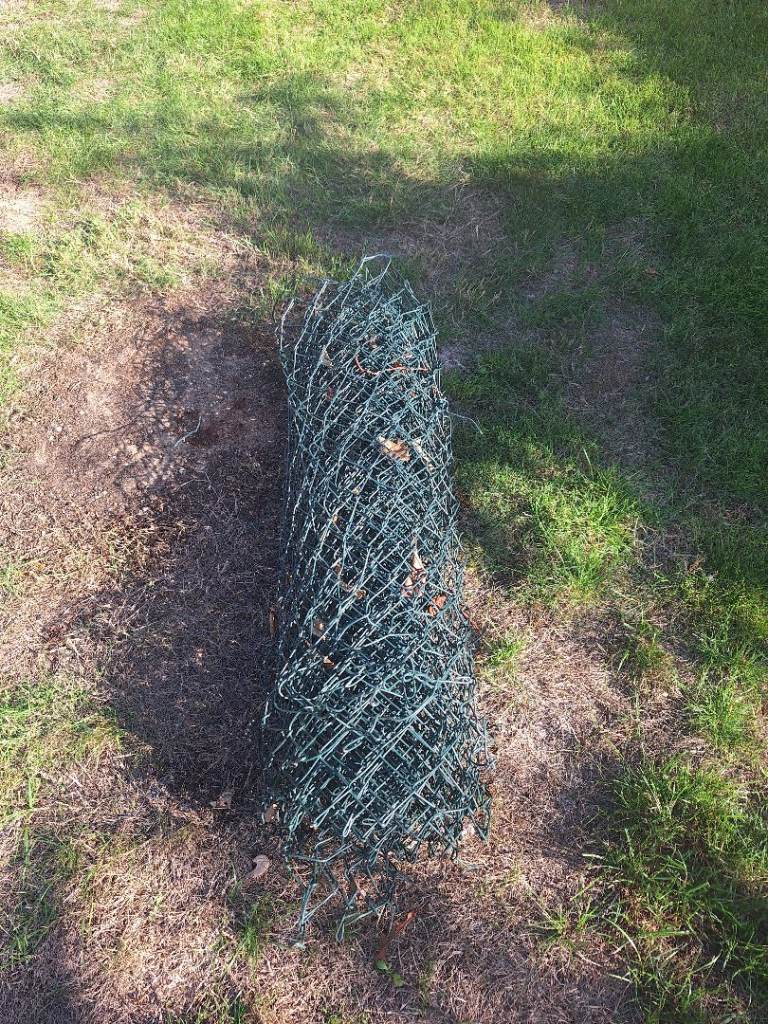 3ft green chain link fencing