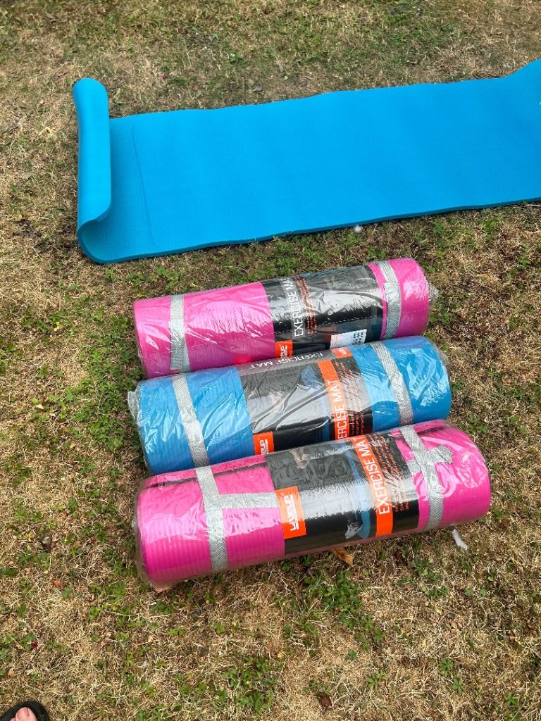 Yoga Pilates Gym Mats 12 mm thick