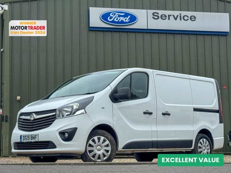 2019 Vauxhall Vivaro SWB L1H1 Low Roof Sportive 2700 Air Con Sensors EURO 6 Panel Van Diesel Manual