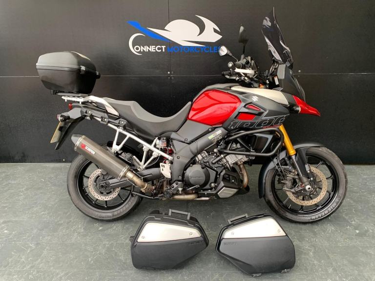 SUZUKI DL1000 V-STROM 2014 FULL SUZUKI LUGGAGE HPI CLEAR