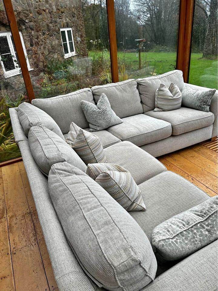 5x 🌸 Luxury Fabric Options – NEXT Curved Corner Sofa