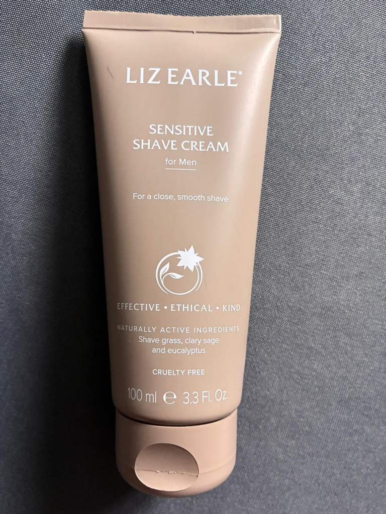 Liz Earle sensitive shaving cream