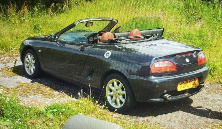 MGF 1.8 convertible, 2000 reg, 5 speed manual