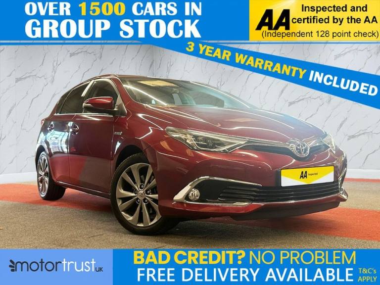 2017 Toyota Auris 1.8 VVT-h Excel Hatchback 5dr Petrol Hybrid CVT Euro 6 (s/s) (Safety Sense) Hat...