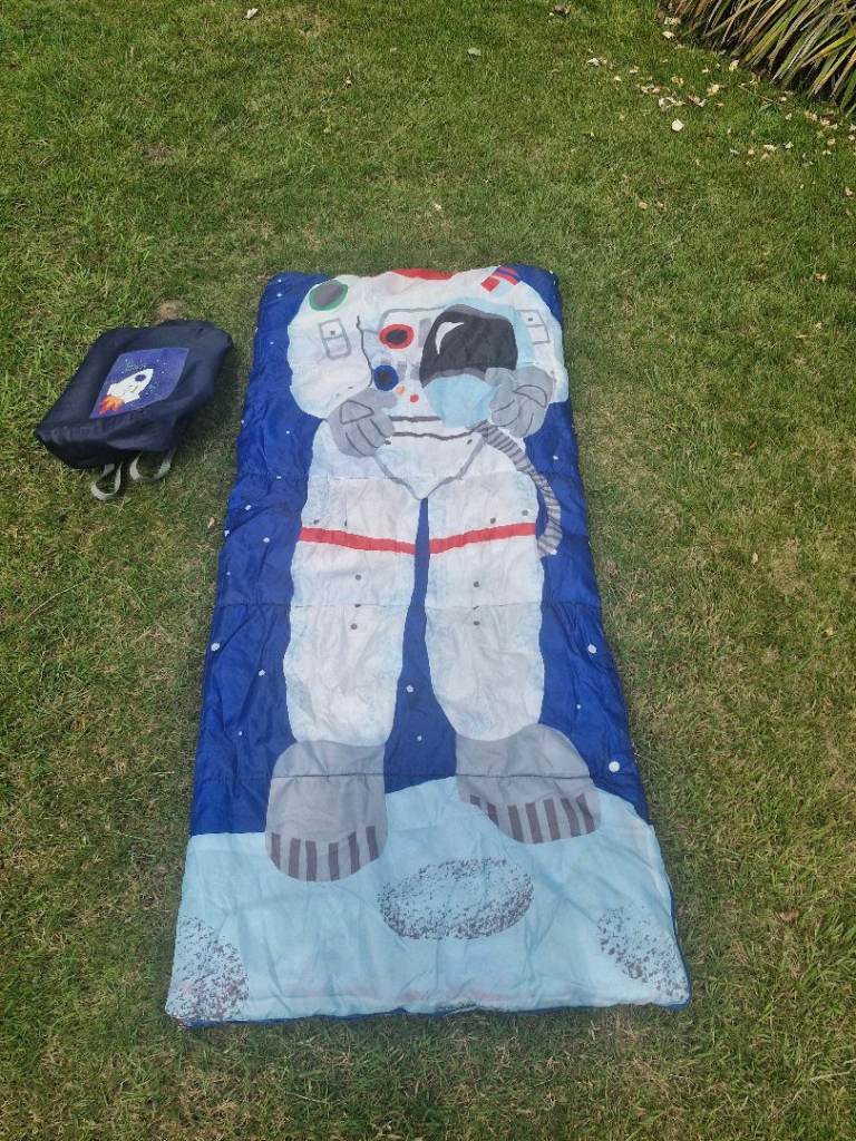 Kids Astronaut Sleeping Bag with Bag