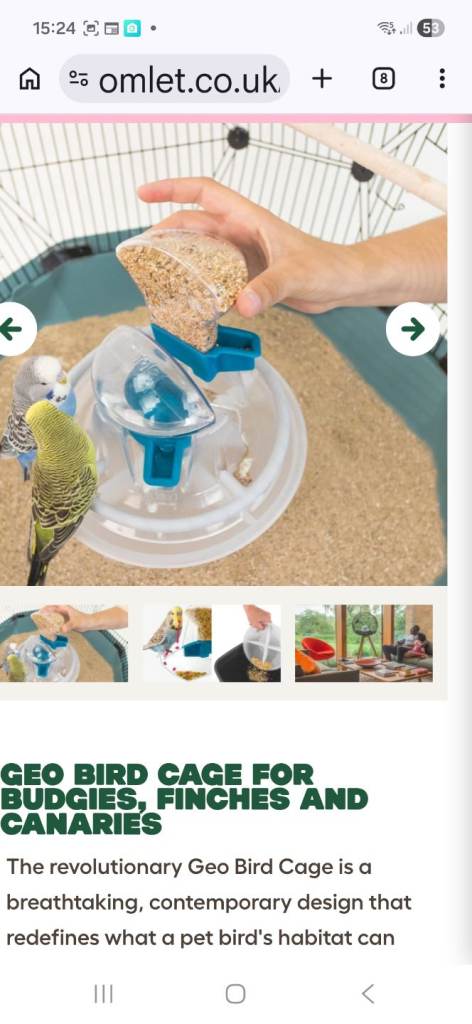 Omlet bird cage