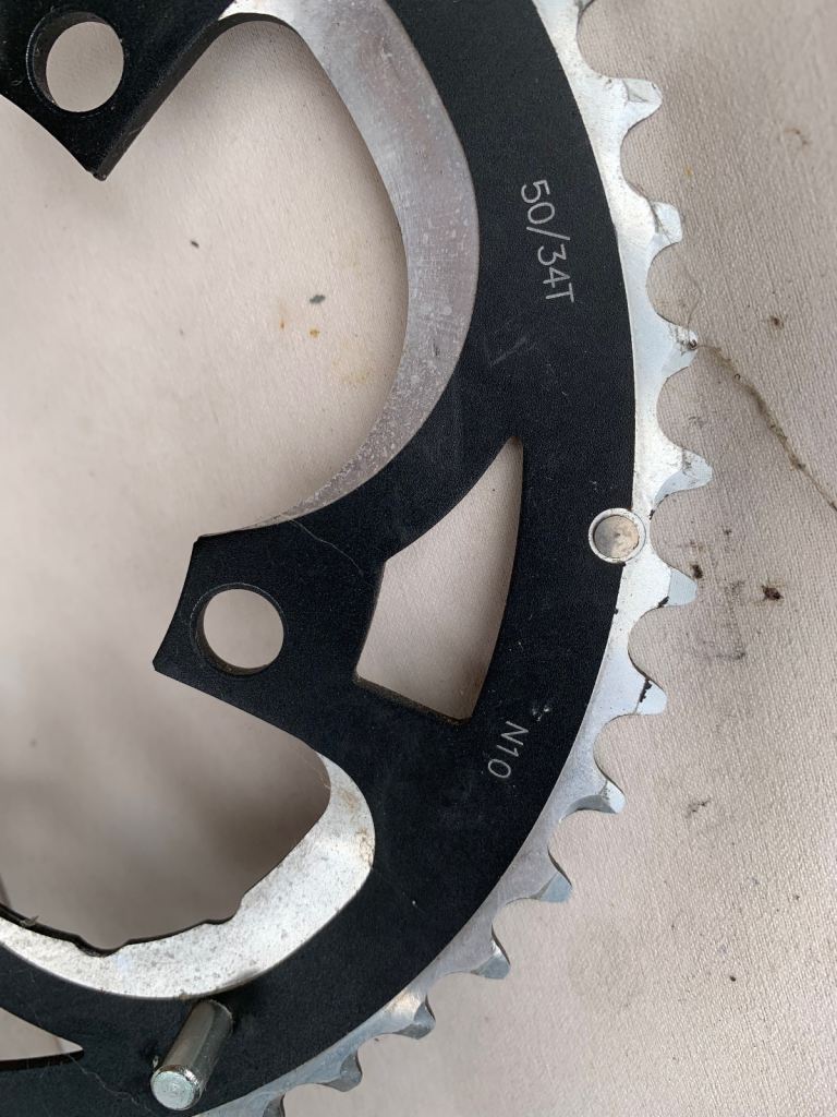 Chainrings - pair of 50/100 9/10 speed 