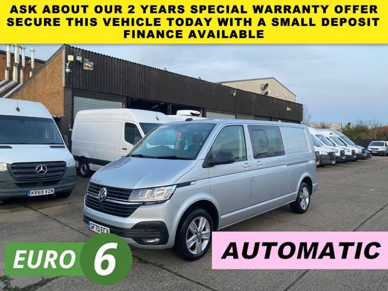 2020 70 VOLKSWAGEN TRANSPORTER 2.0 TDI T32 LWB HIGHLINE 150BHP KOMBI DOUBLE CAB 