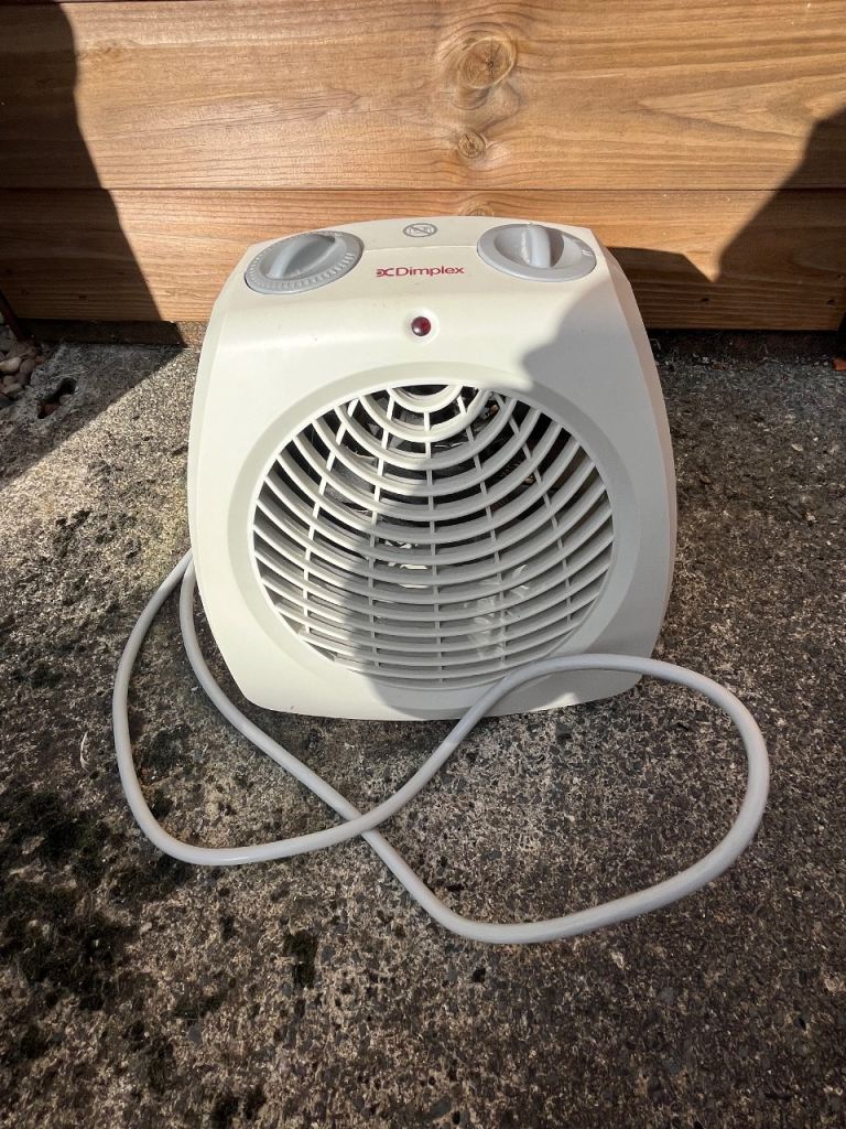 Dimplex DXUF30T 3000W Electric Fan Heater – Cream, Good Condition
