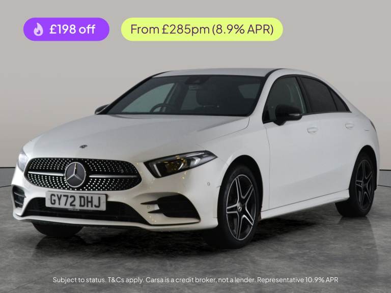 2022 Mercedes-Benz A-Class 1.3 A250e 15.6kWh AMG Line (Executive) Saloon 4dr Petrol Plug-in Hybri...