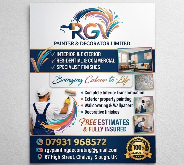 RGV painting & decorating — bringing colour to life 