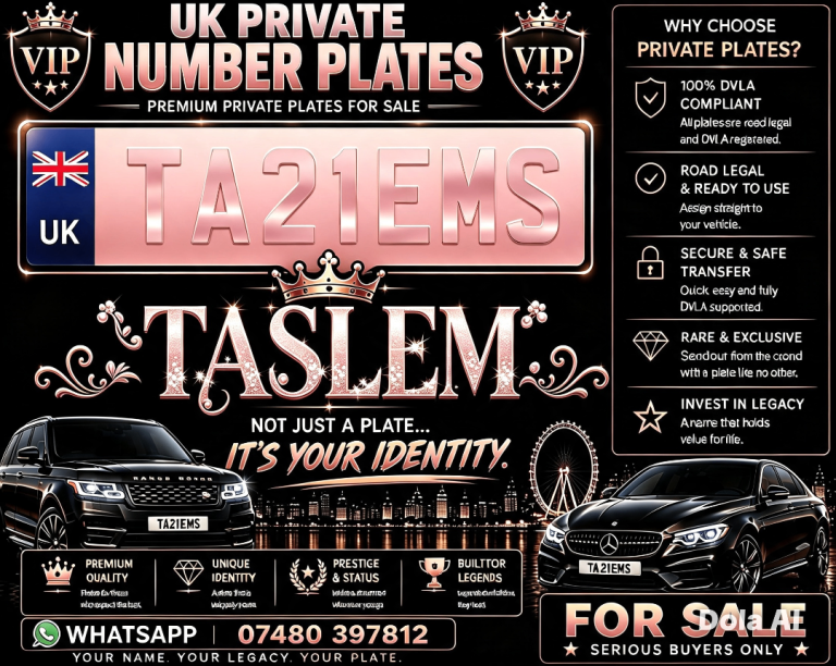 CHERISHED NUMBER PLATES – PERSONALISED PRIVATE REGISTRATIONS