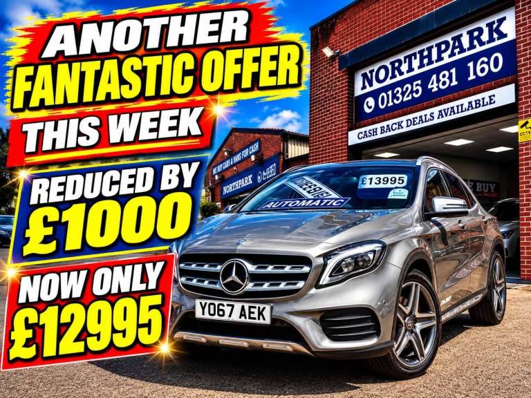 2017 Mercedes-Benz GLA GLA 220d 4Matic AMG Line Premium 5dr Auto 4x4 Diesel Automatic