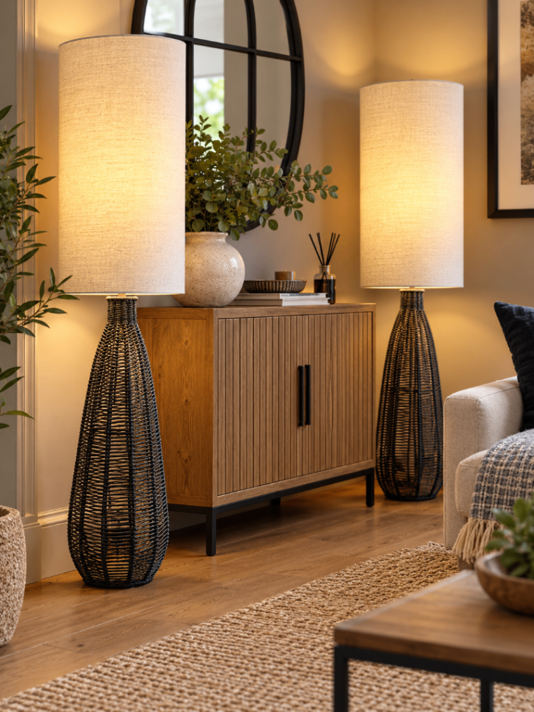 Kylo Woven String Floor Lamps