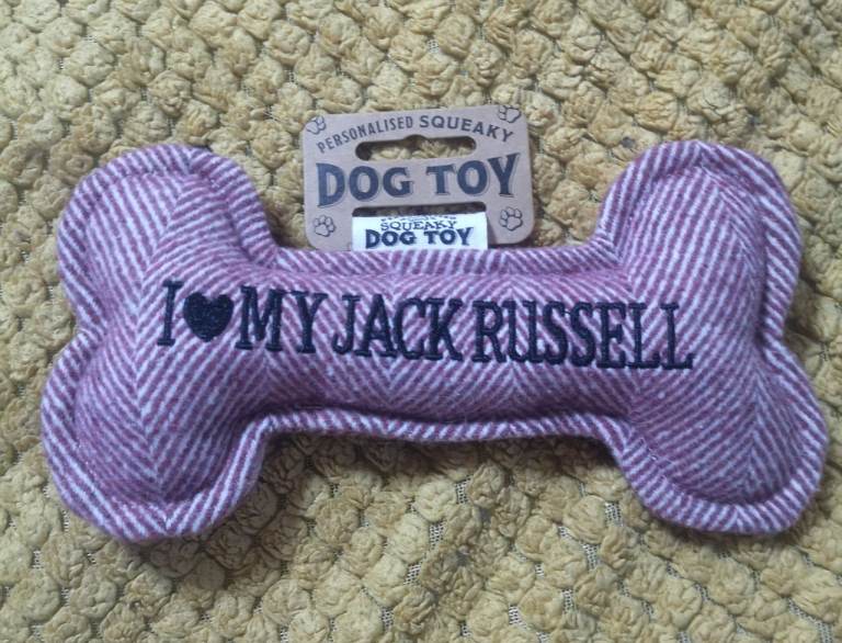 I 🖤 My Jack Russell Dog Toy - Brand New