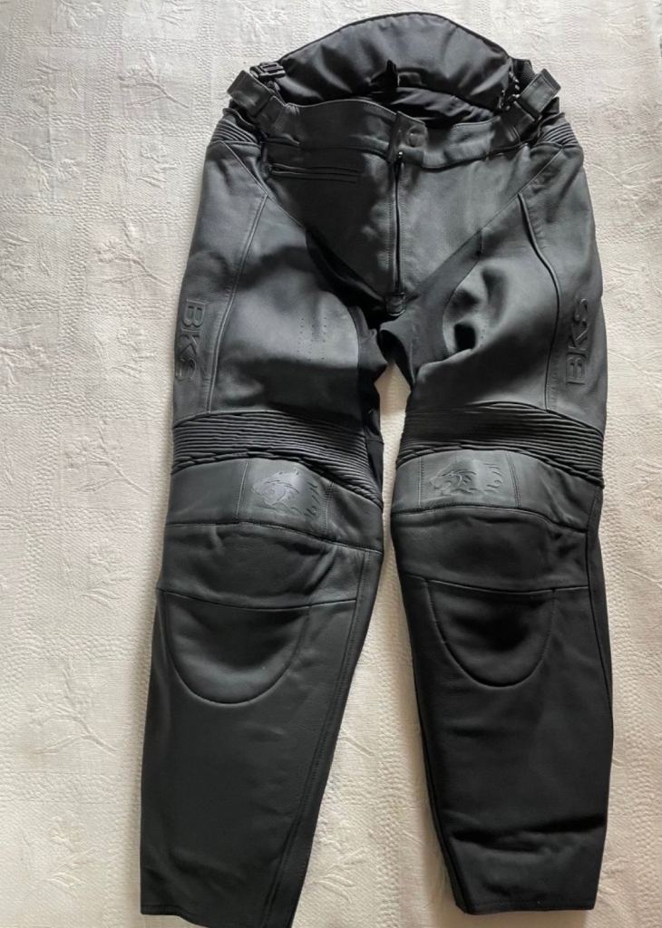  Real Leather Motorcycle Trousers, size 40