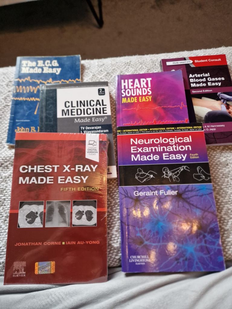 Medical 'Made Easy' Books Collection – Excellent Condition