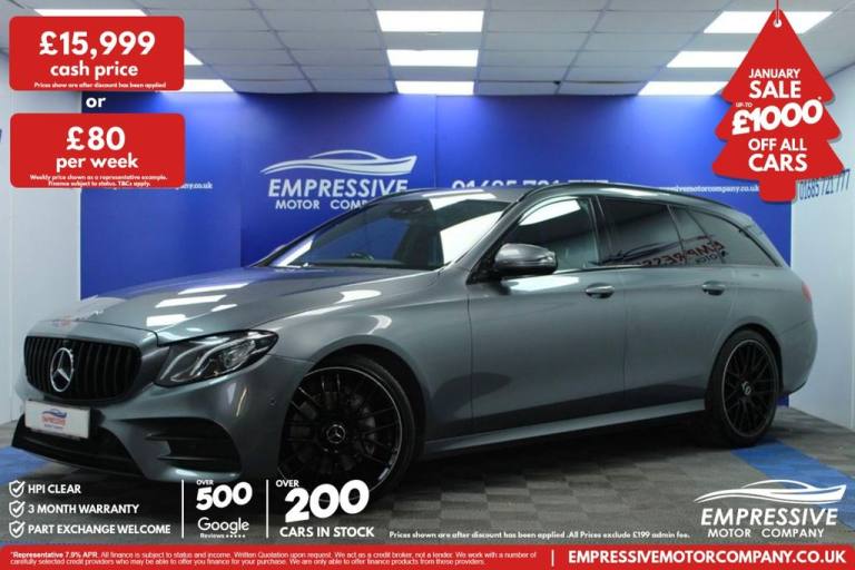 2018 18 MERCEDES-BENZ E-CLASS 2.0 E220D AMG LINE ESTATE 5DR DIESEL G-TRONIC+ EUR