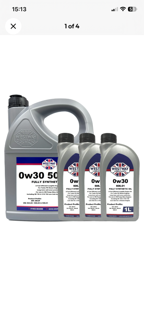 VW 2.5 TDI engine oil and filter