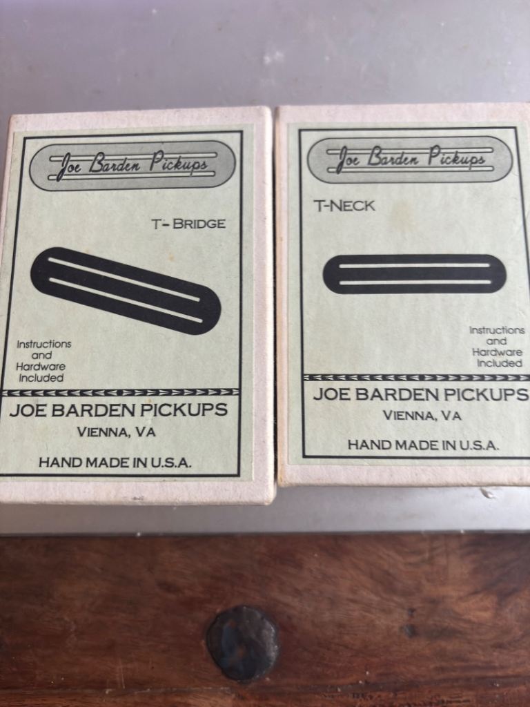 1999 Joe Barden Telecaster pick ups 