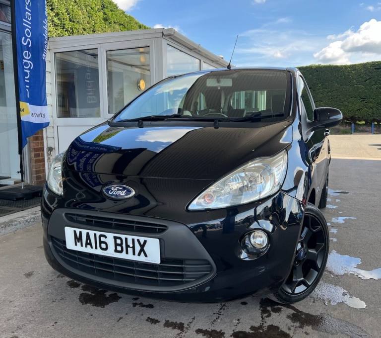 2016 16 FORD KA 1.2 ZETEC BLACK EDITION HATCHBACK 3DR PETROL MANUAL EURO 6 (S/S)
