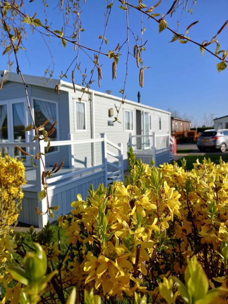 WILLOUGHBY SIERRA 2018 STATIC CARAVAN on small quiet site near SKEGNESS, superb condition
