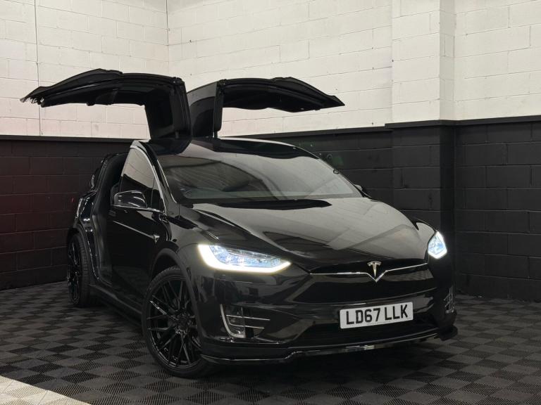 2017 67 TESLA MODEL X 75D DUAL MOTOR 4WDE 7 SEATER BLACK 328BHP ELECTRIC 