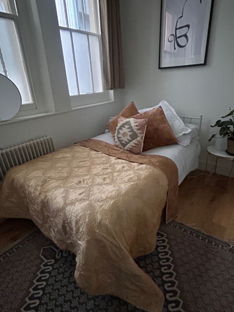 Small double bed and new mattress 