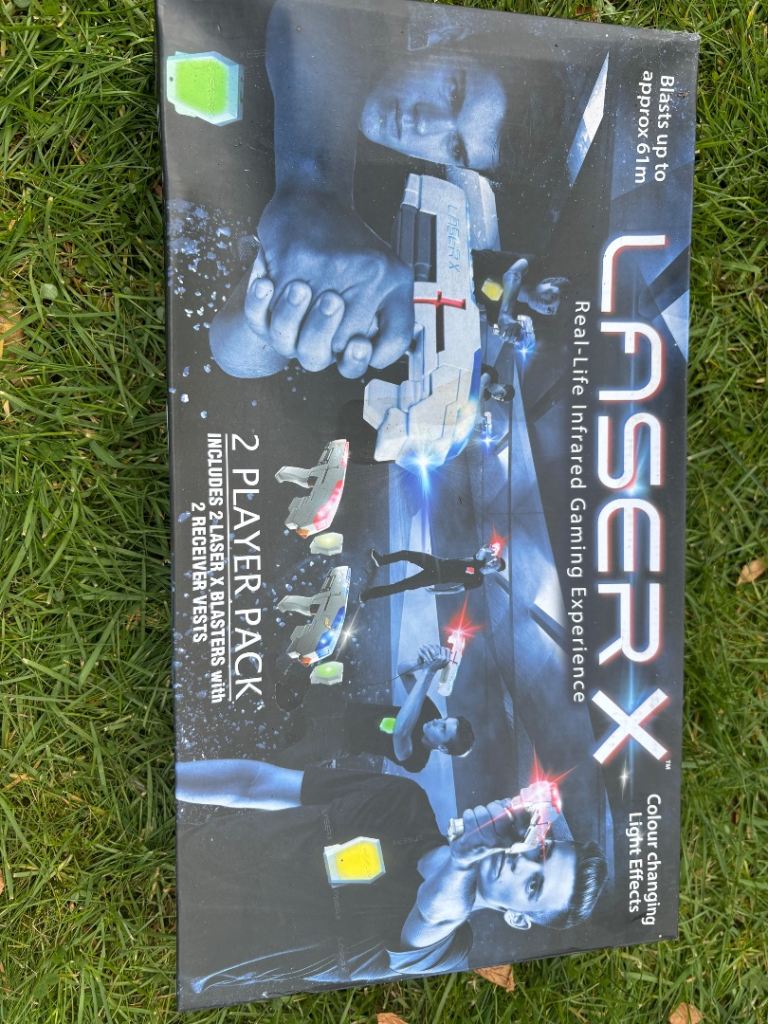 LASER X 2 Player Pack Infrared Gaming Experience – As New