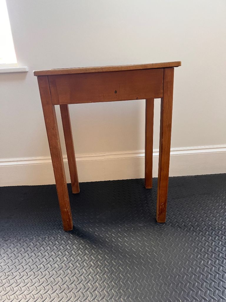 Small Wooden school Desk with Storage – Good Condition