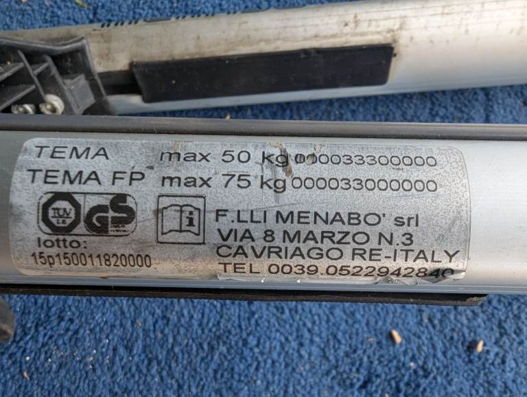 Menabo fiesta roof bars 