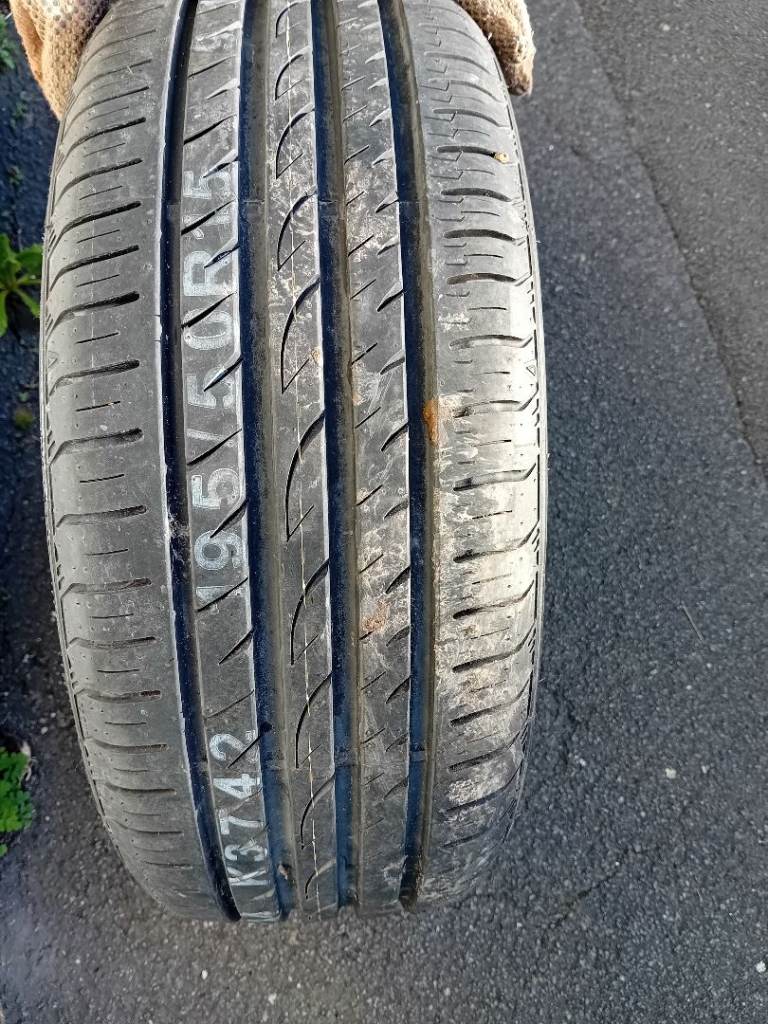 Car spare wheel and tyre