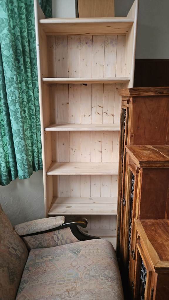 Pine Wooden Bookcase