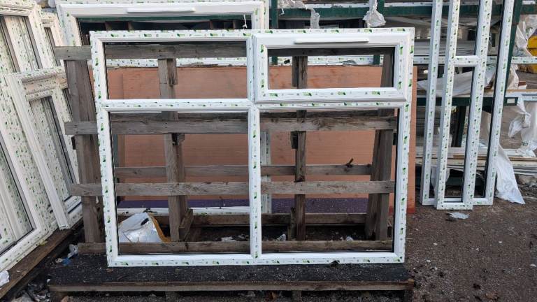 image for White UPVC window frame 