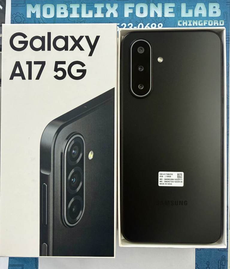 Brand New Samsung Galaxy A17 5G Black 128GB Storage 6GB RAM Dual Sim