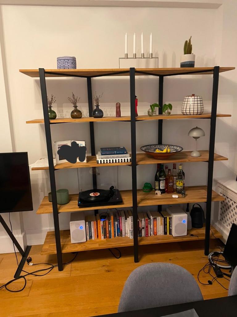 La Redoute Hiba Book case - Oak and Steel 