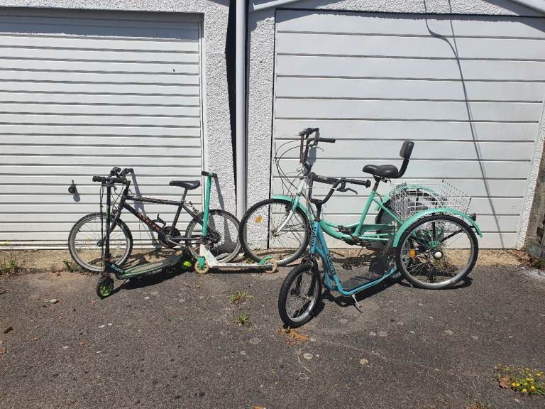 Tricycle, Bike and Scooters Bundle – Fair Condition