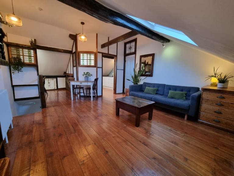 Unique character apartment with views ,gardens, and private parking nr Ecclesall Rd