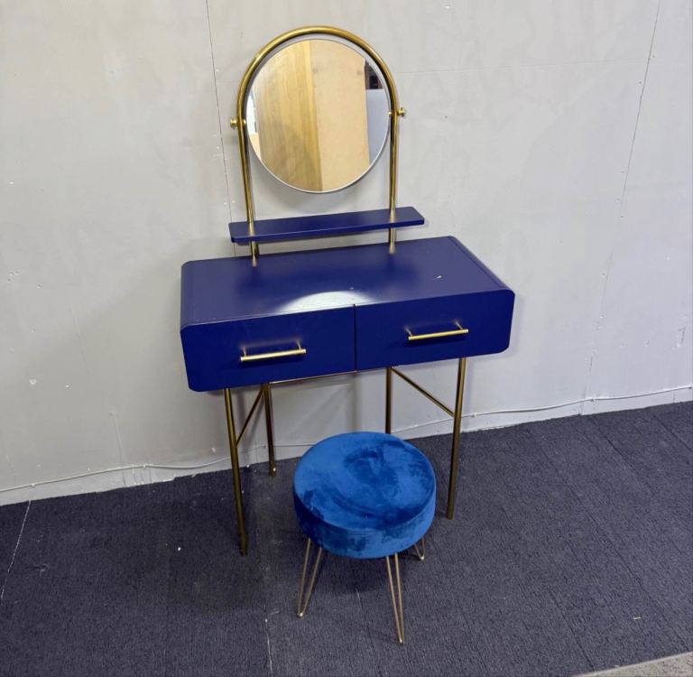 FREE DELIVERY Habitat Wilderness 2 Drawer Dressing Table with stoll, in good condition. 