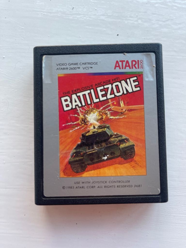 Atari 2600 Battlezone Cartridge – Classic Game