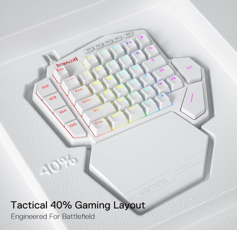 Redragon K585 DITI One-Handed RGB Mechanical Gaming Keyboard