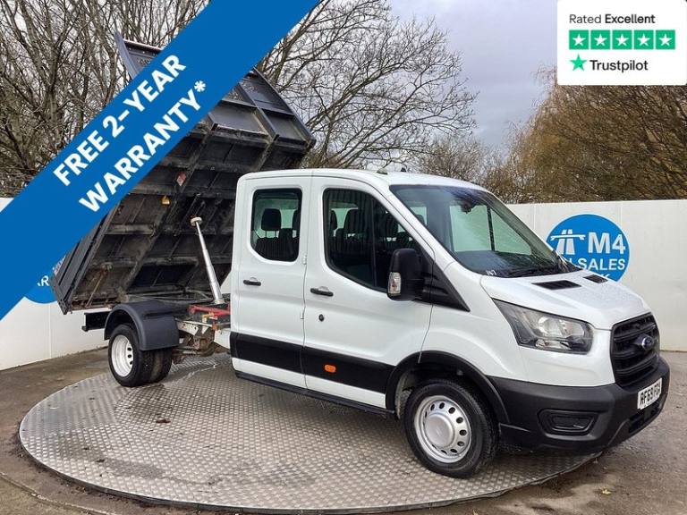 2020 Ford Transit 350 EcoBlue Leader Crewcab Tipper Euro 6 L=9ft 3 Tipper Diesel Manual