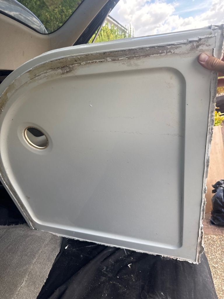 FREE: 900 x 900 Heavy Duty Stone Resin Quadrant Shower Tray